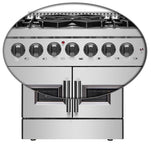 FORNO Galiano 30" 4.32 cu. ft. Dual Fuel Range with French Door in Stainless Steel, FFSGS6356-30