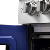 FORNO Capriasca 30" 4.3 cu. ft. Dual Fuel Range with French Door and 5 Sealed Burners, FFSGS6387-30