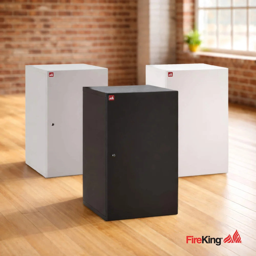 FireKing FireShield Edge Series 1-Hour Fire-Rated Storage Cabinet, Hybrid Cabinet, Platinum