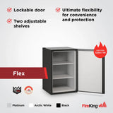 FireKing FireShield Edge Series 1-Hour Fire-Rated Storage Cabinet, Flex Cabinet, Arctic White