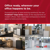 FireKing FireShield Edge Series 1-Hour Fire-Rated Storage Cabinet, Shared Cabinet, Platinum