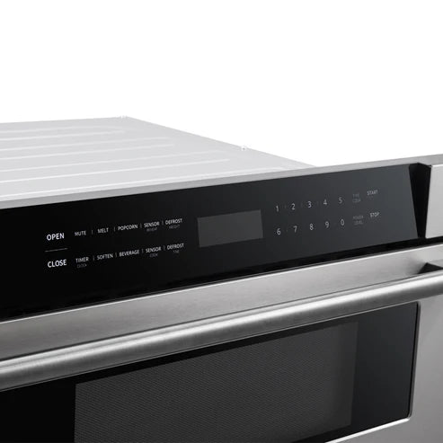 FORNO Capoliveri 30" 1.2 cu. ft. Built-In Microwave Drawer in Stainless Steel, FMWDR3000-30