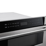 FORNO Capoliveri 30" 1.2 cu. ft. Built-In Microwave Drawer in Stainless Steel, FMWDR3000-30