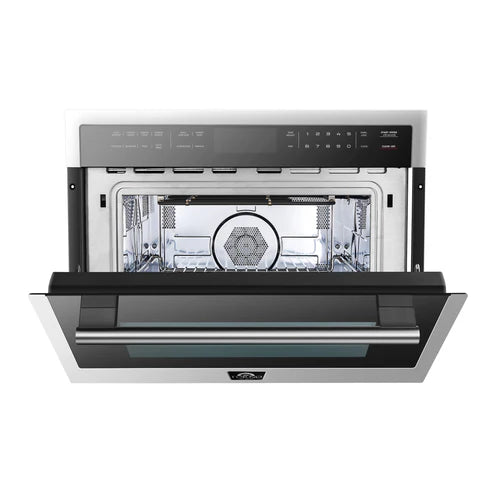 FORNO Oliena 24" 1.6 cu.ft  Built-In Microwave Oven in Stainless Steel, FMWDR3093-24