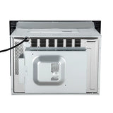 FORNO Espresso Oliena 30" 1.6 cu. ft. Built-In Microwave Oven in Black with Silver Handles, FMWDR3093-30BLK