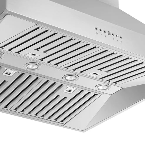 FORNO Coppito 36" 1,200 CFM Island Range Hood in Stainless Steel, FRHIS5129-36