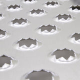 26" W Folding Aluminum Punch Plate Trailer Step