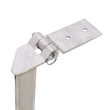 26" W Folding Aluminum Punch Plate Trailer Step