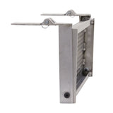 26" W Folding Aluminum Punch Plate Trailer Step