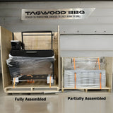 Premium Freestanding Grill Four Cooking Zones Cold-Roll Steel 304 Stainless Steel Tagwood BBQ03SI