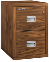 FireKing Turtle 2-Drawer 22" Deep 1-Hour Rated Fireproof File Cabinet, Letter & Legal
