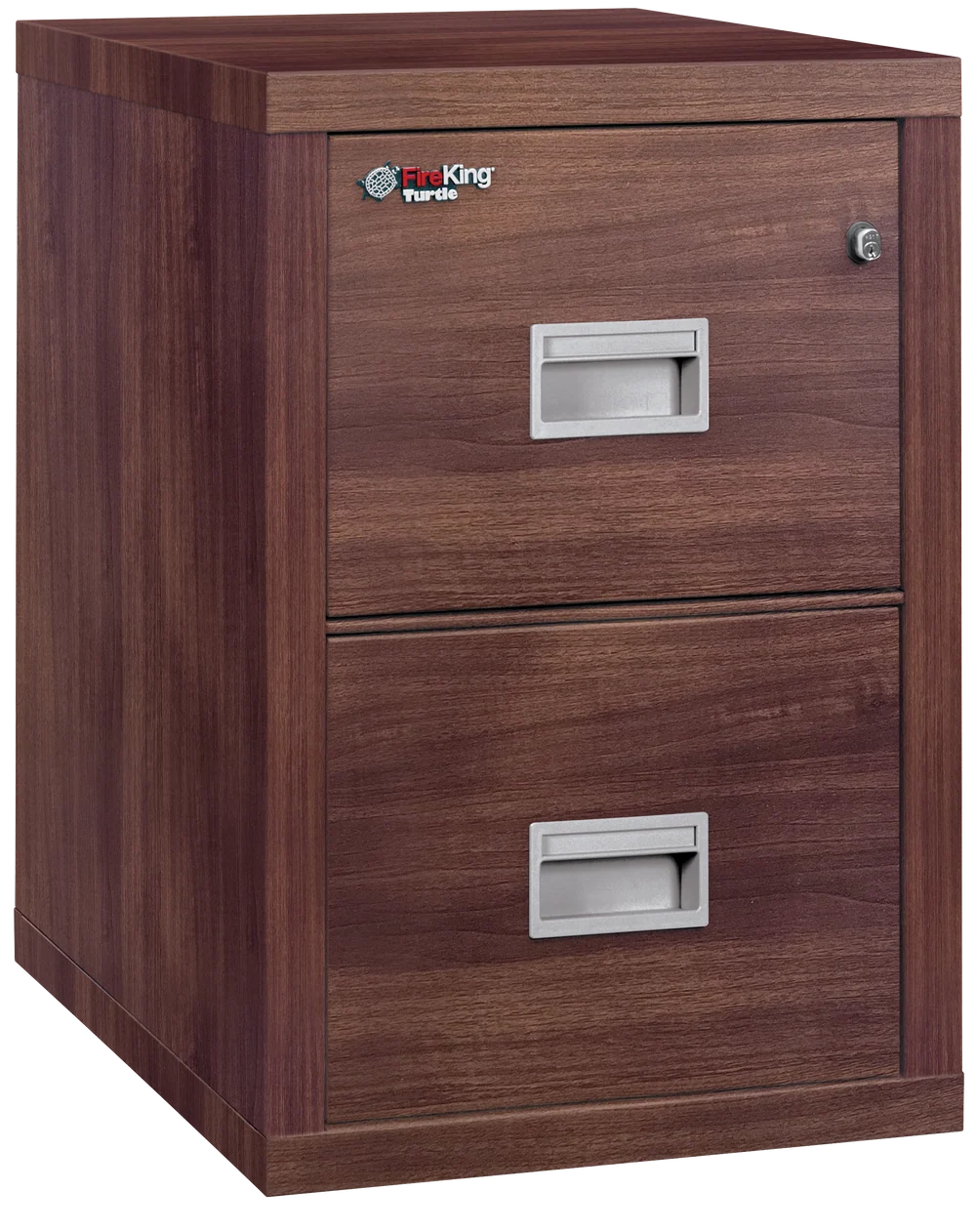FireKing Turtle 2-Drawer 22" Deep 1-Hour Rated Fireproof File Cabinet, Letter & Legal