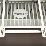 Tagwood BBQ Table Top Warming Brazier | Stainless steel and Acacia wood | BBQ07SS--