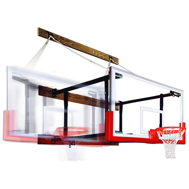 First Team FoldaMount68™ Folding Wall Mount Basketball Goal