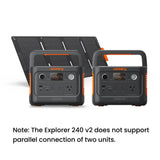 Jackery Explorer 240 V2 Solar Generator + SolarSaga 40W Solar Panel Kits