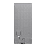 FORNO Espresso Milano 62" 34.4 cu. ft. Side-By-Side Refrigerator with Ice Maker in White with Antique Brass Accents, FFFFD1787-60WHT