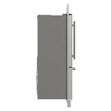 FORNO Gallipoli 35" 17.5 cu. ft. French Door Built-In Refrigerator in Stainless Steel with Ice Maker and Grill Trim Kit, FFFFD1974-35SG