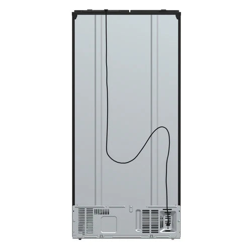 FORNO Espresso Salerno 33" 15.6 cu. ft. Refrigerator in Black with Silver Handles, FFRBI1805-33BLK