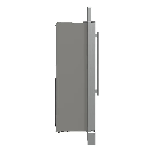 FORNO Salerno 37" 15.6 cu. ft. Side-by-Side Built-In Refrigerator in Stainless Steel and Modern Trim Kit, FFRBI1805-37MG
