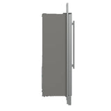 FORNO Salerno 37" 15.6 cu. ft. Side-by-Side Built-In Refrigerator in Stainless Steel and Grill Trim Kit, FFRBI1805-37SG