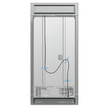 FORNO Moena 40" 19.2 cu. ft. French Door Built-In Refrigerator in Stainless Steel with Ice Maker and Modern Trim Kit, FFRBI1820-40MG