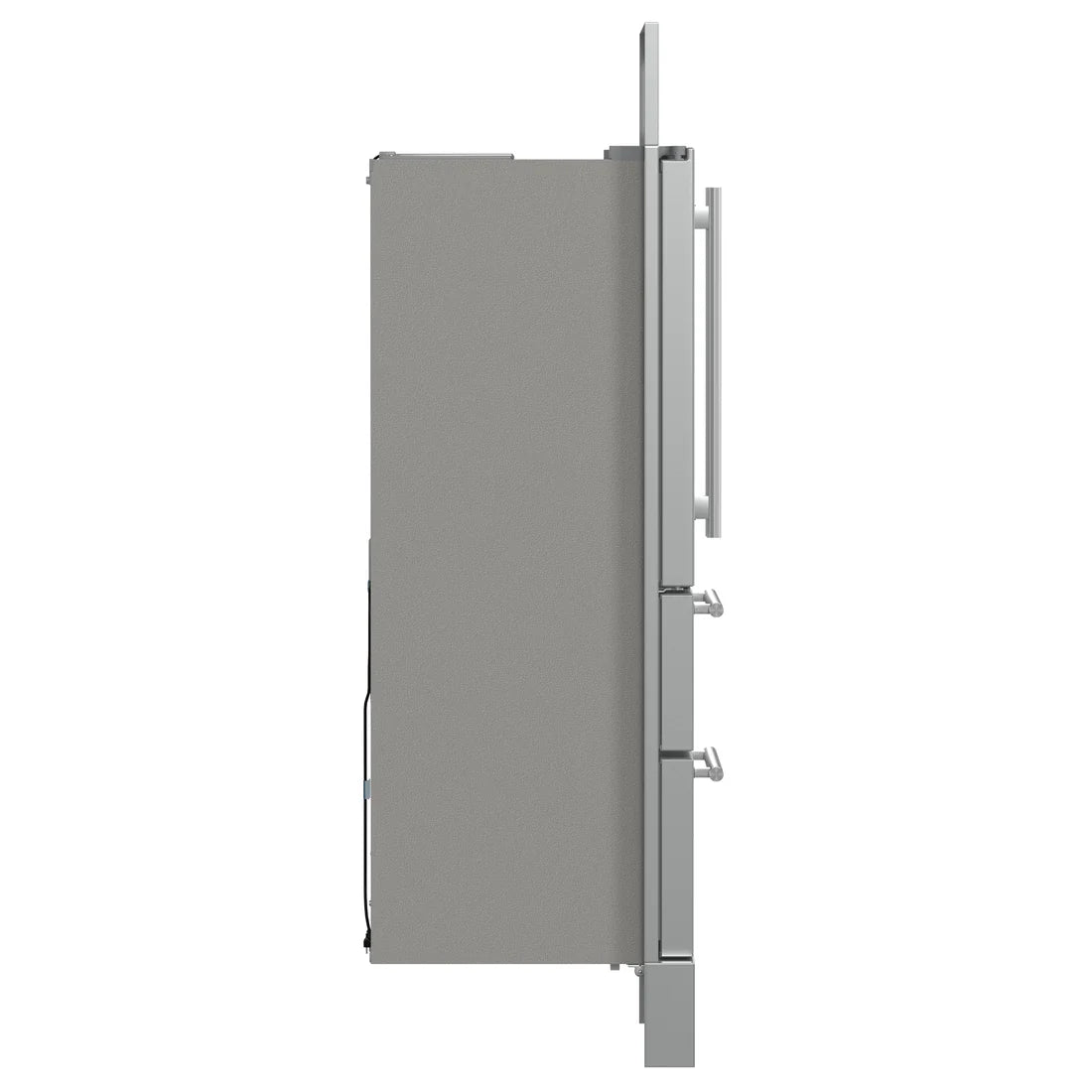 FORNO Moena 40" 19.2 cu. ft. French Door Built-In Refrigerator in Stainless Steel with Ice Maker and Modern Trim Kit, FFRBI1820-40MG