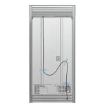 FORNO Moena 40" 19.2 cu. ft. French Door Built-In Refrigerator in Stainless Steel with Ice Maker and Grill Trim Kit, FFRBI1820-40SG