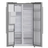 FORNO Salerno 36" 20 cu. ft. Side-by-Side Built-In Refrigerator with Water and Ice Dispenser, FFRBI1844-36SB