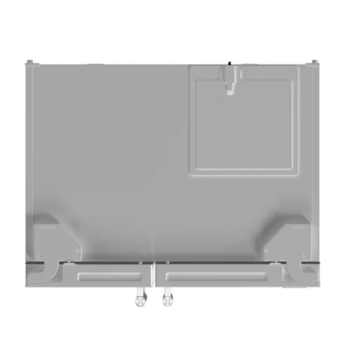 FORNO Espresso Salerno 36" 20 cu. ft. Side-By-Side Refrigerator with Water and Ice Dispenser in White with Silver Handles