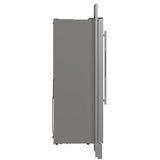 FORNO Salerno 40" 20 cu. ft. Side-by-Side Built-In Refrigerator with Water and Ice Dispenser and Grill Trim Kit, FFRBI1844-40SG