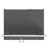 FORNO Salerno 40" 20 cu. ft. Side-by-Side Built-In Refrigerator with Water and Ice Dispenser and Grill Trim Kit, FFRBI1844-40SG