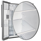 FORNO Salerno 40" 20 cu. ft. Side-by-Side Built-In Refrigerator with Water and Ice Dispenser and Grill Trim Kit, FFRBI1844-40SG