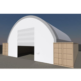 Front Wall with Winch door for Container Canopy Shelter 40'x40'x15'