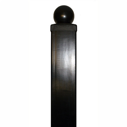 Aleko Gate Post with Pre-Drilled Holes for Dual Gates - 8' x 3.5 x 3.5