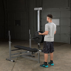 Body Solid Lat Pull Down/Seated Row Attachment for Benches