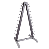 Body Solid 12 pair Vinyl, Neoprene Rack