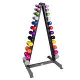 Body Solid 12 pair Vinyl, Neoprene Rack