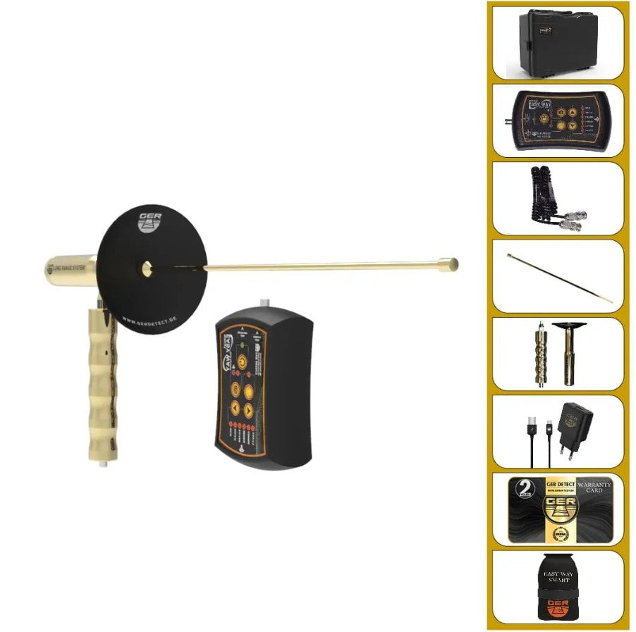 GER Detect Easy Way Smart Dual System Metal Detector