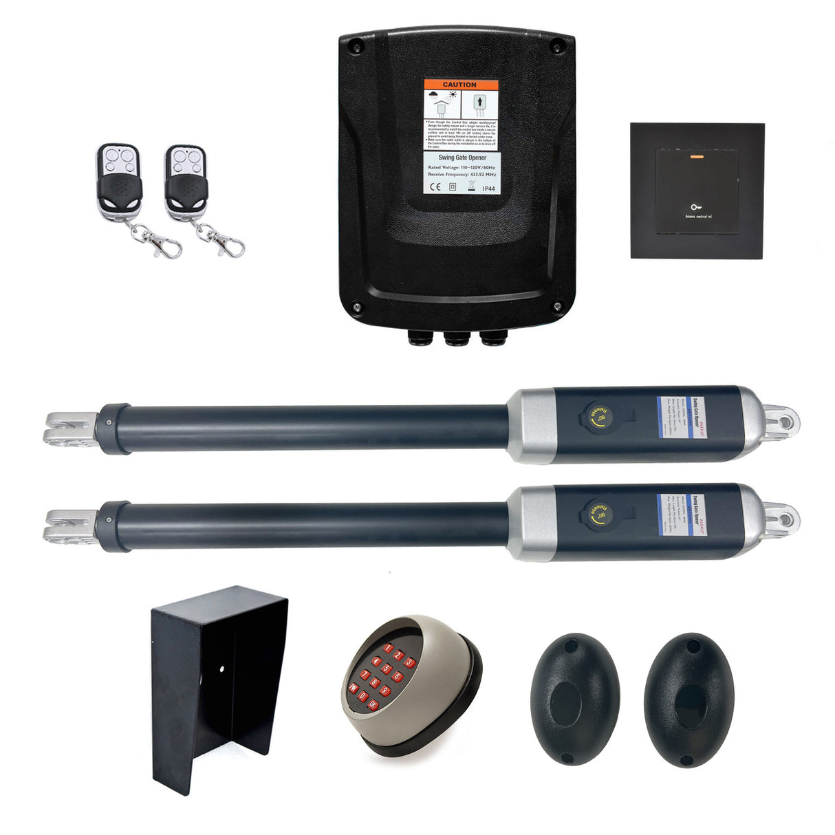 Aleko Dual Swing Gate Operator - GG1700AS1700 ACDC - Accessory Kit ACC4