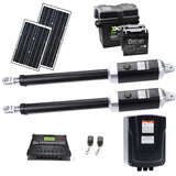 Aleko Dual Swing Gate Operator - GG1700/AS1700 AC/DC - Solar Kit 50W