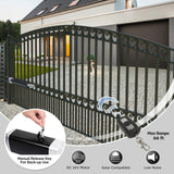 Aleko Smart Single Swing Gate Operator - GG650/AS650 AC/DC - ETL Certified - Accessory Kit ACC5