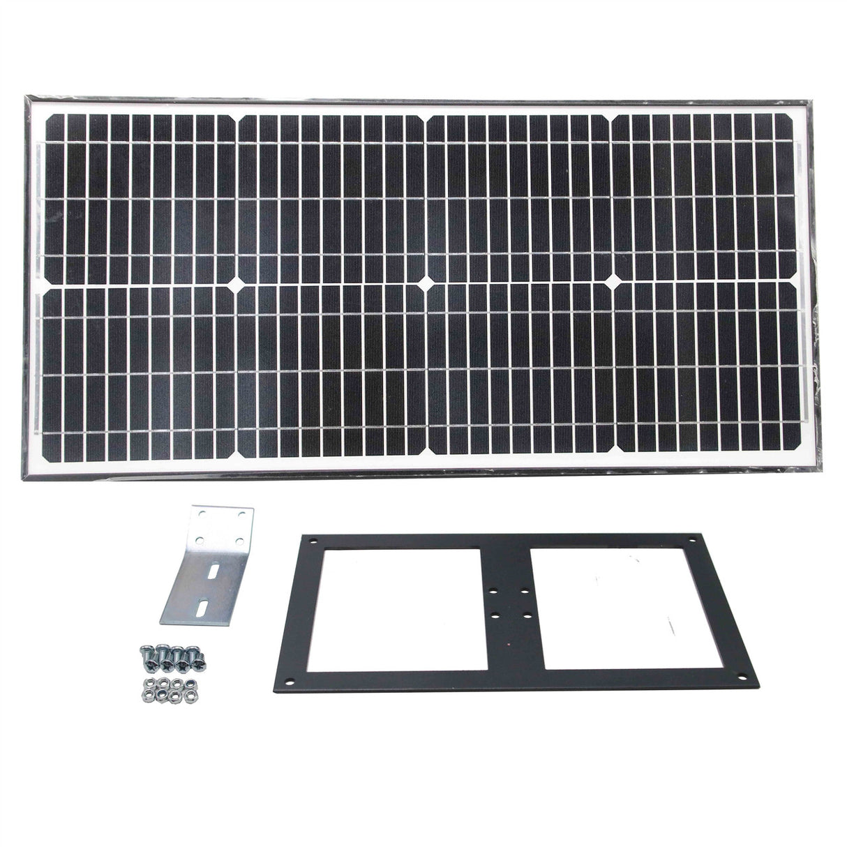 Aleko Single Swing Gate Operator - GG650/AS650 AC/DC - Solar Kit 50W