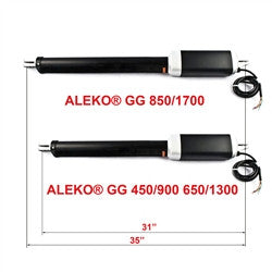 Aleko Actuator For Swing Gate Opener - GG850/AS850/1700 Series