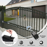 Aleko Single Swing Gate Operator - GG850/AS850 AC/DC - Solar Kit 60W