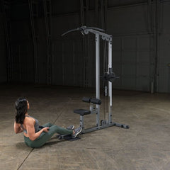 Body-Solid Pro Lat Pulldown Low Row Machine GLM83