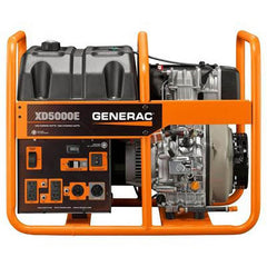 Generac XD5000E 5000-Watt Electric Start Diesel Portable Generator Model 6864