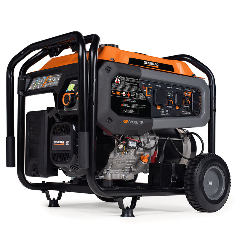 Generac Portable Generator, GP9500E | Tri Fuel | 50ST