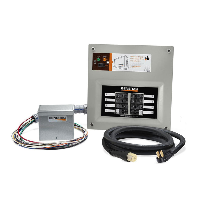 Generac 50-Amp HomeLink Upgradeable Manual Transfer Switch €“ 9855