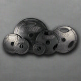 TROY  Rubber Encased Olympic Grip Plate 255lb Set