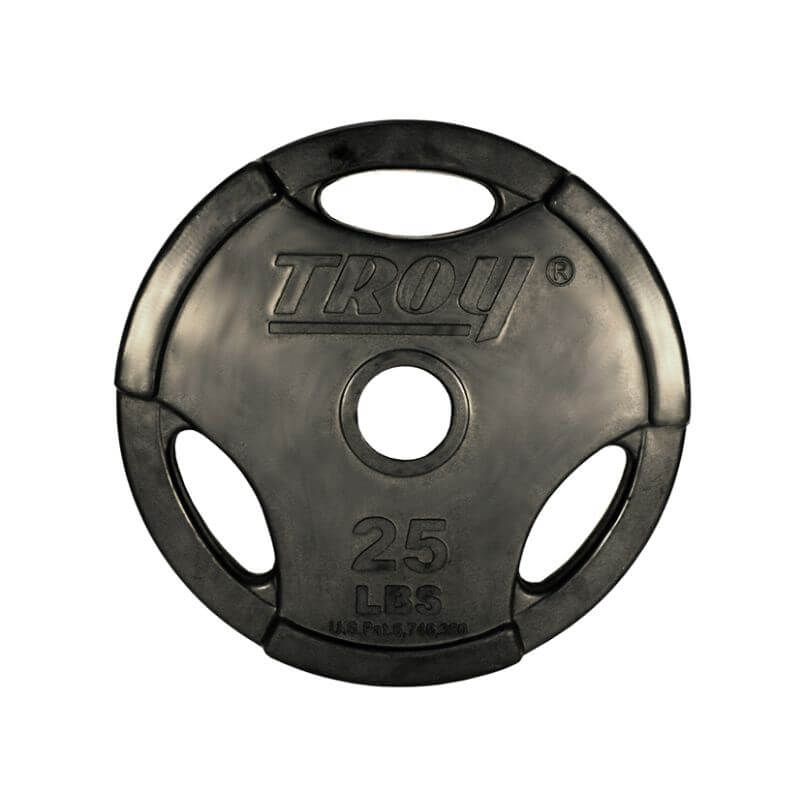 TROY GO-R Rubber Encased Olympic Grip Plate
